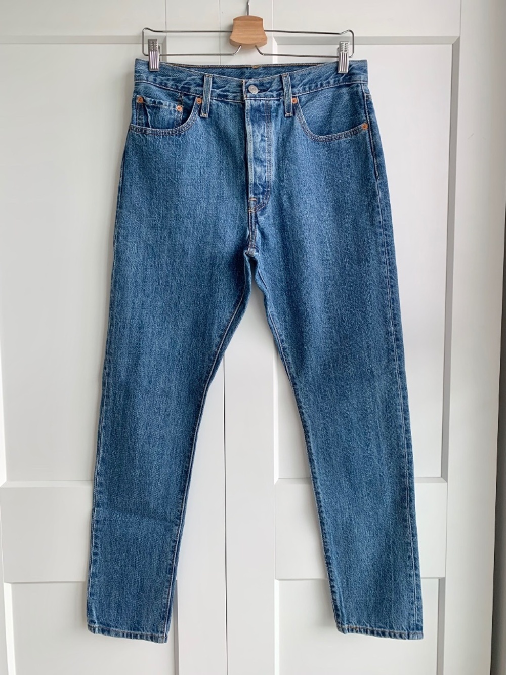 Levi's 501 Skinny Blue Slim Straight Women’s Jeans size 29x30